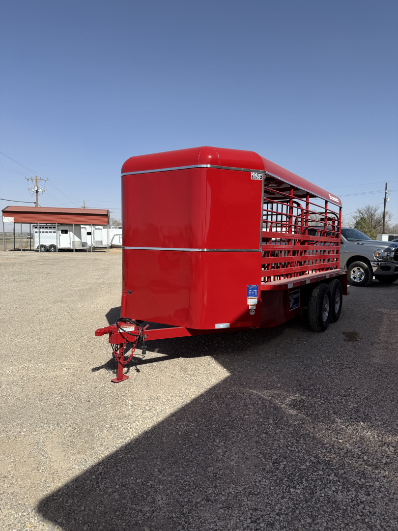 New 2026 Gooseneck Trailer MFG STEEL BP Stock / Stock Combo Trailer