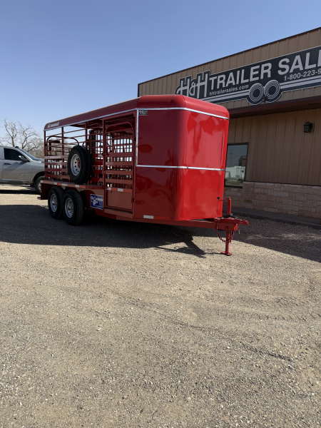 New 2026 Gooseneck Trailer MFG STEEL BP Stock / Stock Combo Trailer