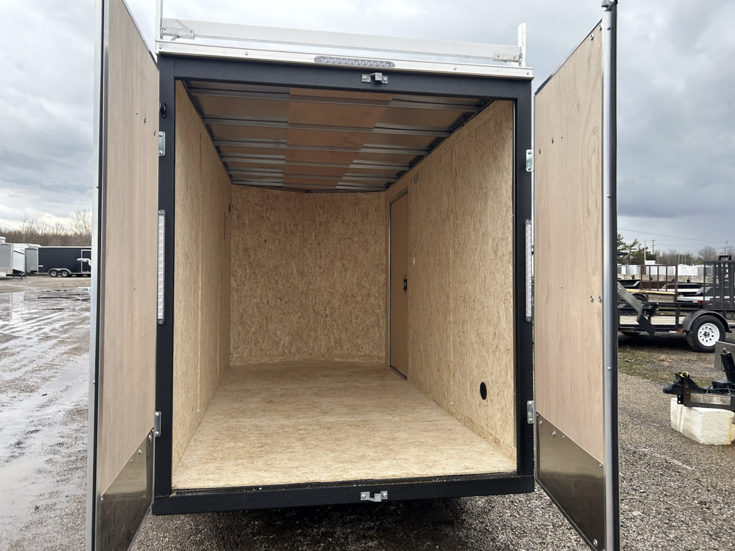 New 2026 Formula Trailers 6 X 12 FT TRAVERSE ENCLOSED CARGO TRAILER 6 FT 6 IN DOUBLE REAR DOORS & LADDER RACKS Cargo / Enclosed Trailer