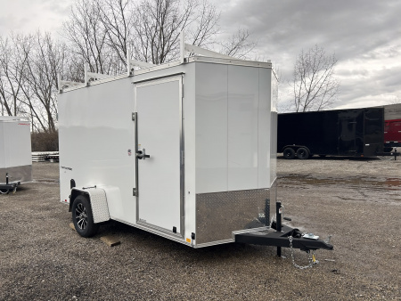 New 2026 Formula Trailers 6 X 12 FT TRAVERSE ENCLOSED CARGO TRAILER 6 FT 6 IN DOUBLE REAR DOORS & LADDER RACKS Cargo / Enclosed Trailer