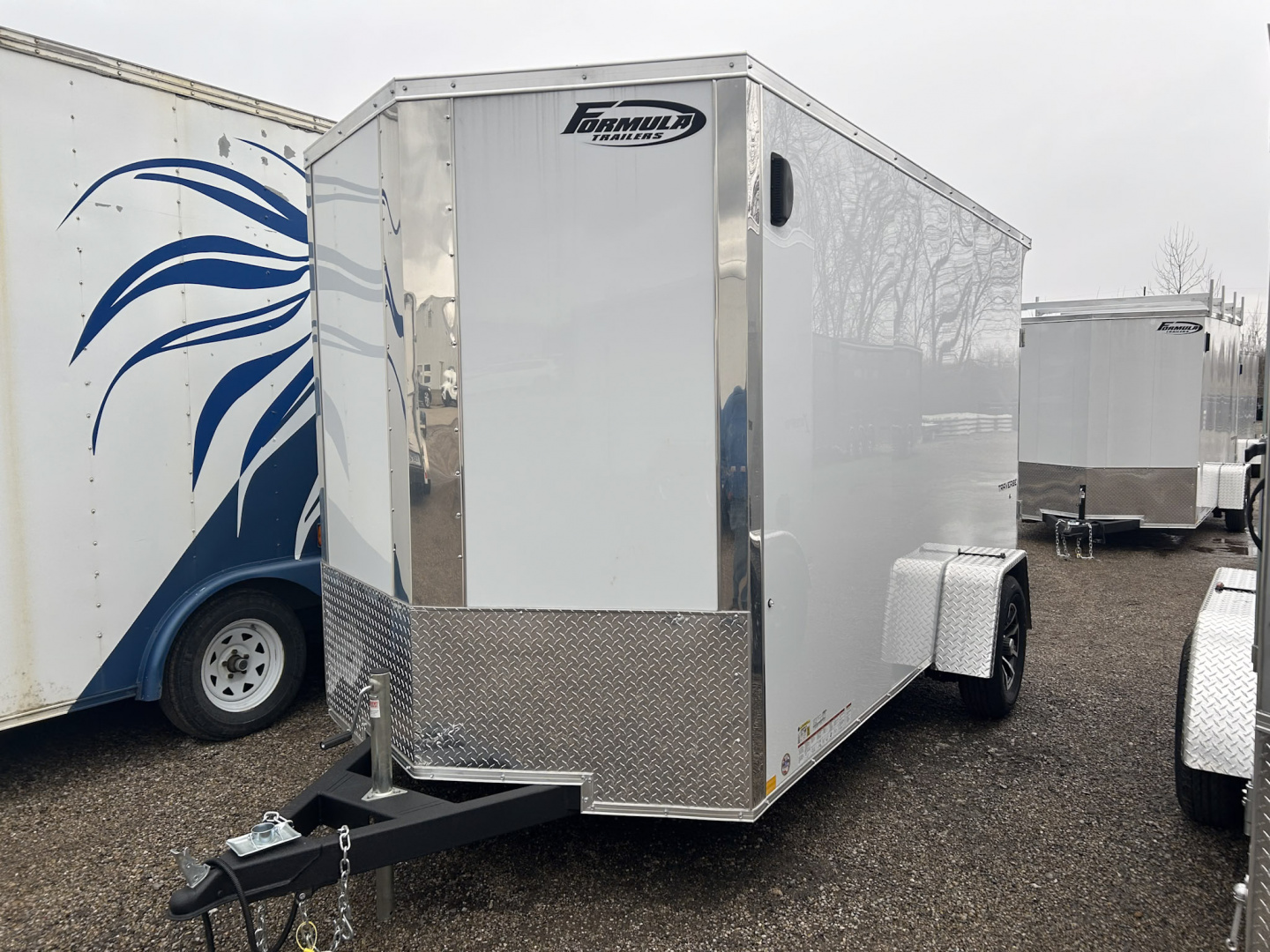 New 2026 Formula Trailers 6 X 12 FT TRAVERSE ENCLOSED CARGO TRAILER 6 FT 6 IN WITH RAMP DOOR