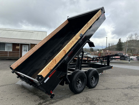 New DUMP 2026 DOUBLE A ELP147-14 7X14 TANDEM AXLE 14000 GVWR TRAILER