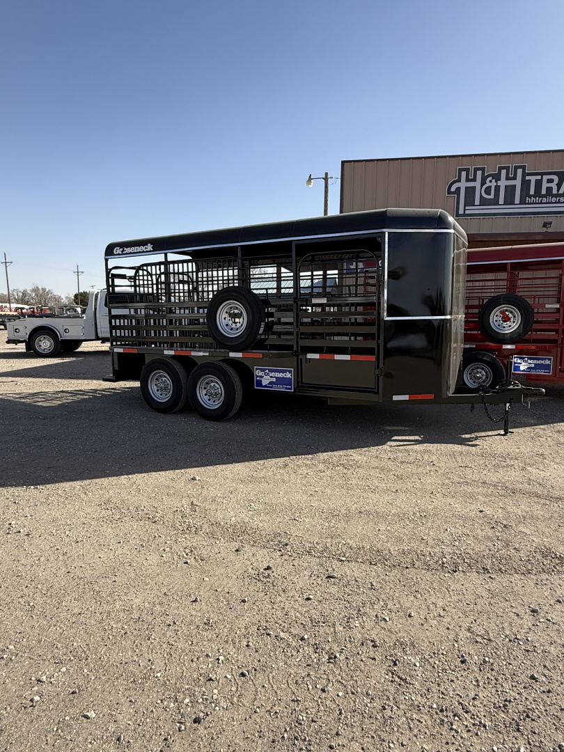New 2026 Gooseneck Trailer MFG 16X6'8" Stock / Stock Combo Trailer