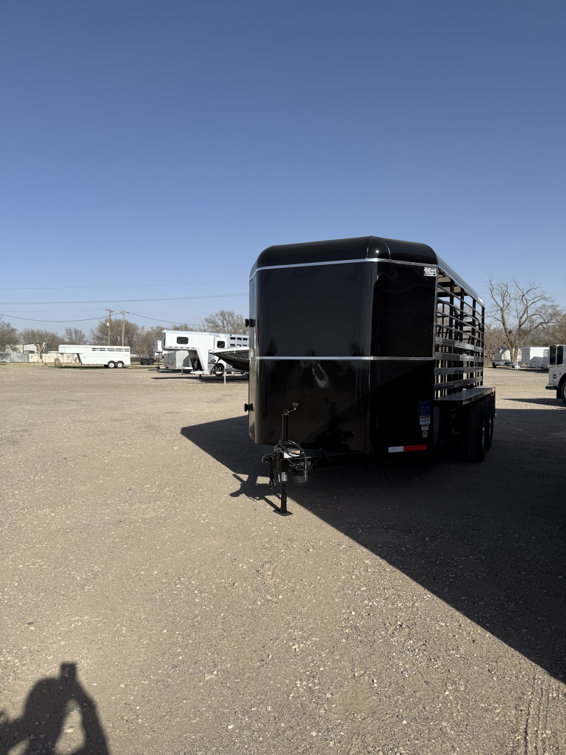 New 2026 Gooseneck Trailer MFG 16X6'8" Stock / Stock Combo Trailer