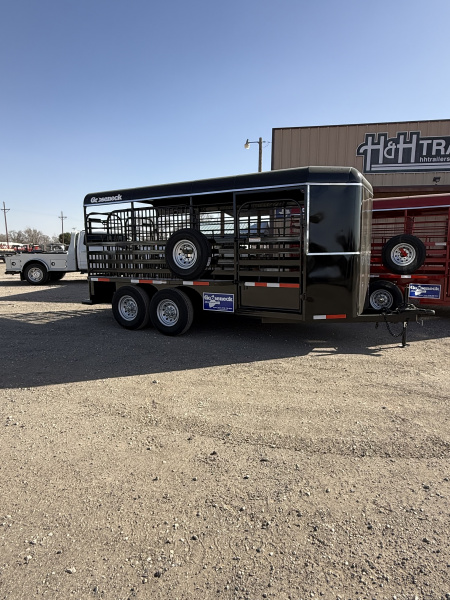 New 2026 Gooseneck Trailer MFG 16X6'8  Stock / Stock Combo Trailer