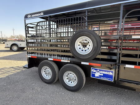 New 2026 Gooseneck Trailer MFG 16X6'8" Stock / Stock Combo Trailer