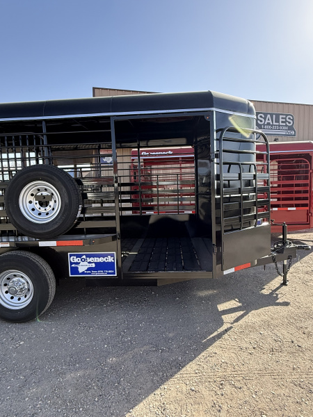 New 2026 Gooseneck Trailer MFG 16X6'8" Stock / Stock Combo Trailer
