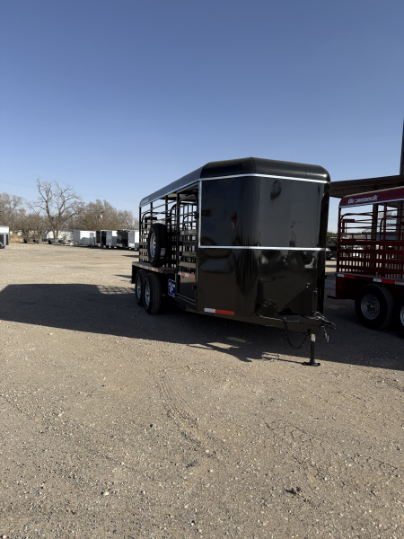 New 2026 Gooseneck Trailer MFG 16X6'8" Stock / Stock Combo Trailer