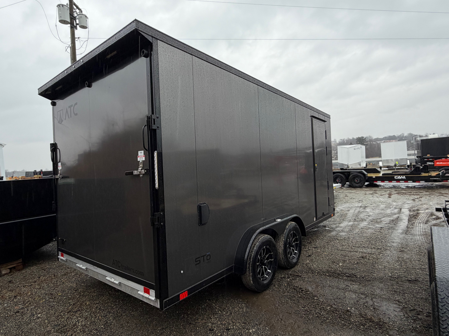 New 2026 ATC 7.5 x 16 "STo450" Life Trac Aluminum Enclosed Cargo Trailer W/ UED