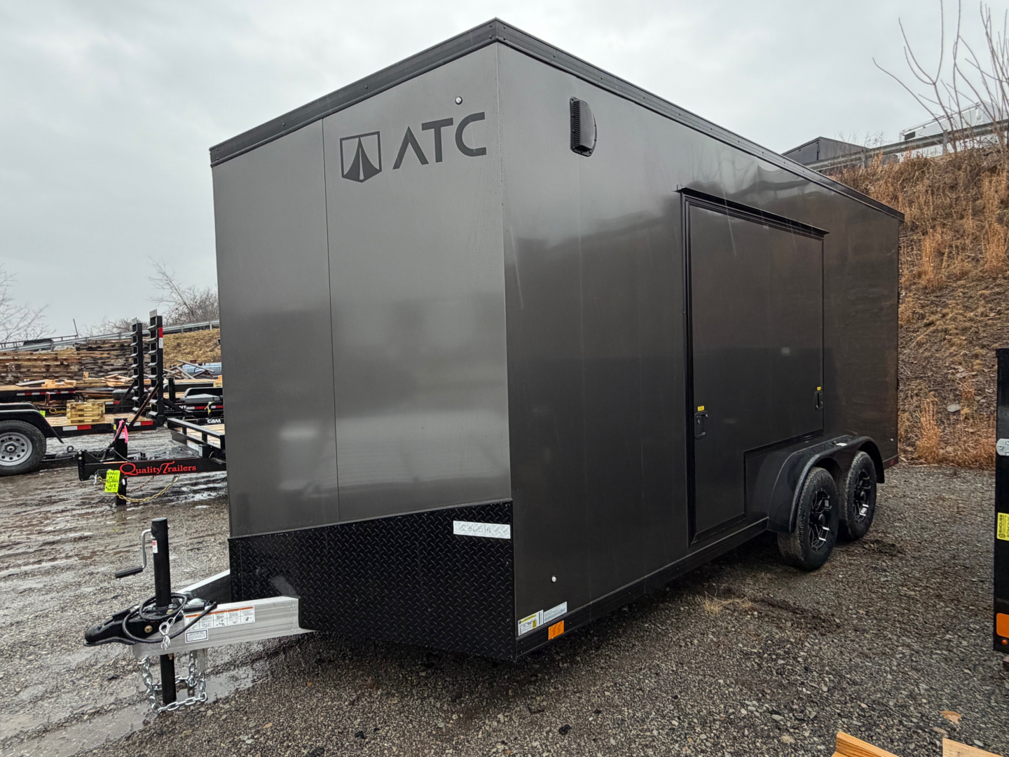 New 2026 ATC 7.5 x 16 "STo450" Life Trac Aluminum Enclosed Cargo Trailer W/ UED