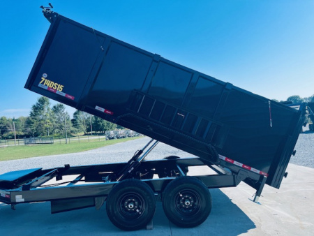 New 2026 Nexhaul 7X14 15K Lightning Dump Trailer w/4ft Sides