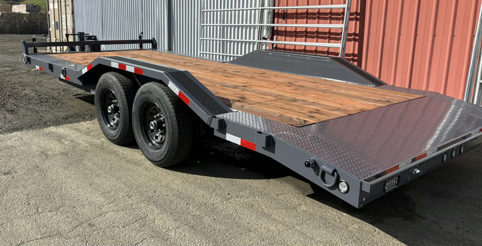 New CAR HAULER 2026 VERSATILE HD720-14K 7X20 ROCK CRAWLER DRIVE OVER FENDERS 14000 GVWR TRAILER