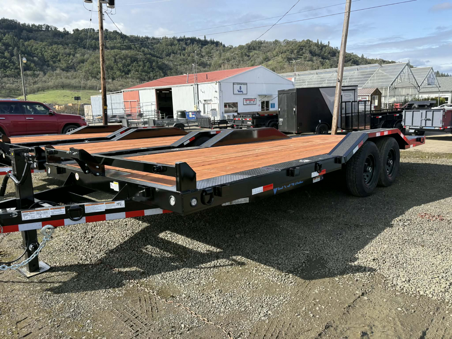 New CAR HAULER 2026 VERSATILE HD720-14K 7X20 ROCK CRAWLER DRIVE OVER FENDERS 14,000 GVWR TRAILER BLACK