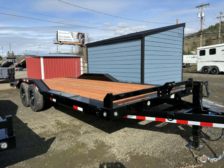 New CAR HAULER 2026 VERSATILE HD720-14K 7X20 ROCK CRAWLER DRIVE OVER FENDERS 14,000 GVWR TRAILER BLACK