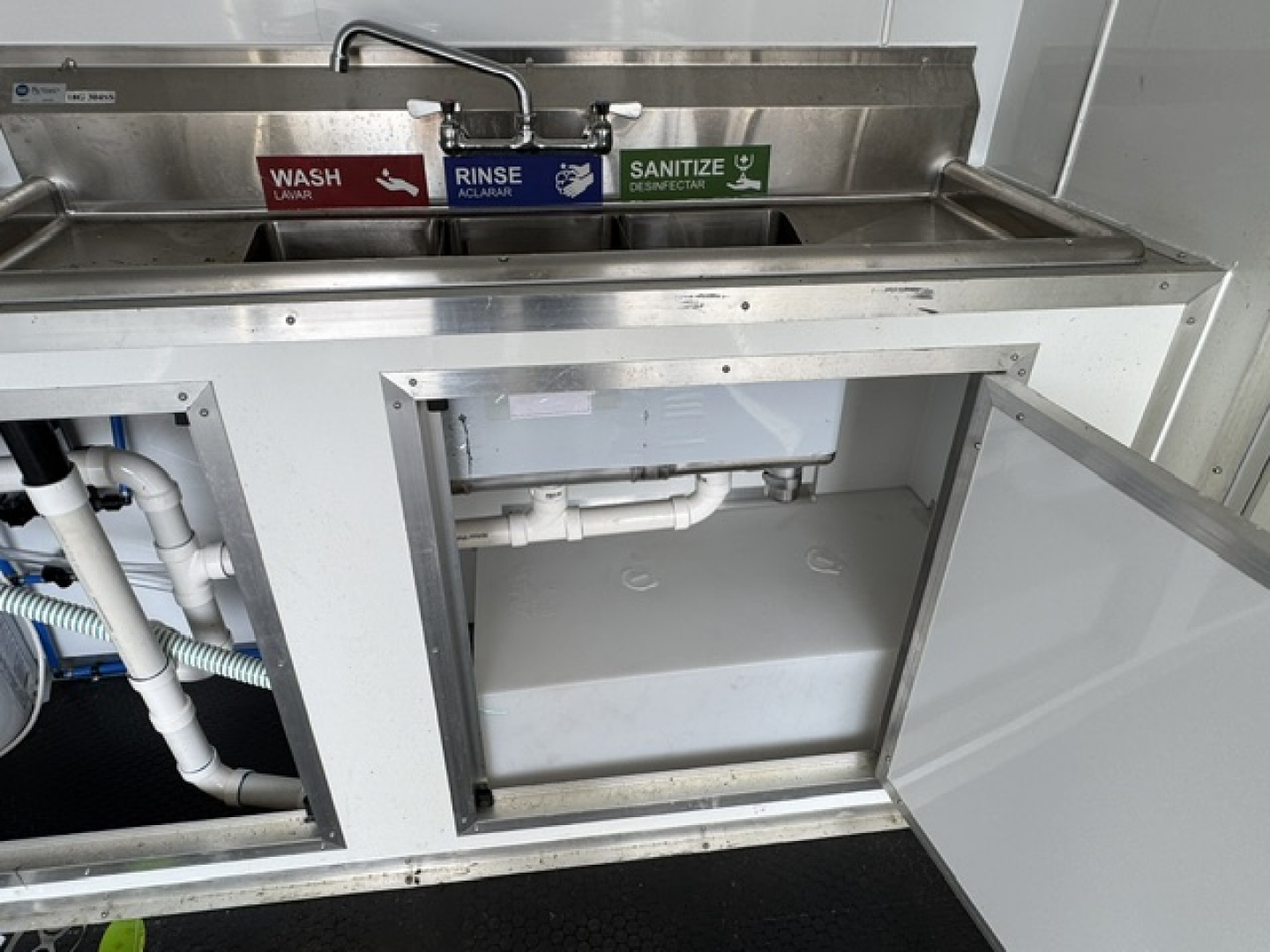 Used 2025 Quality Cargo 7X12 Concession W/ SINK AND WATER PGK, ELETRAICAL PGK, VENT HOOD, AC AND HEAT