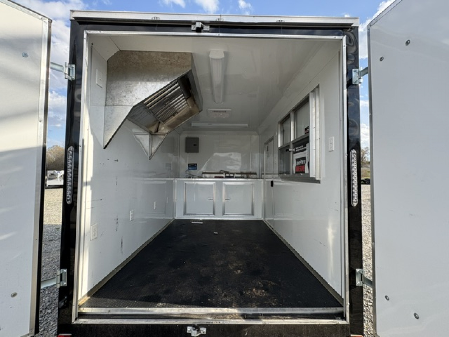 Used 2025 Quality Cargo 7X12 Concession W/ SINK AND WATER PGK, ELETRAICAL PGK, VENT HOOD, AC AND HEAT