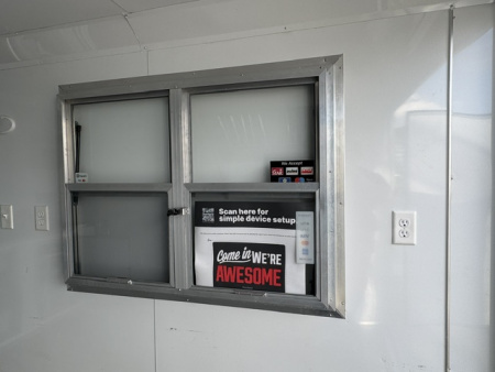 Used 2025 Quality Cargo 7X12 Concession W/ SINK AND WATER PGK, ELETRAICAL PGK, VENT HOOD, AC AND HEAT