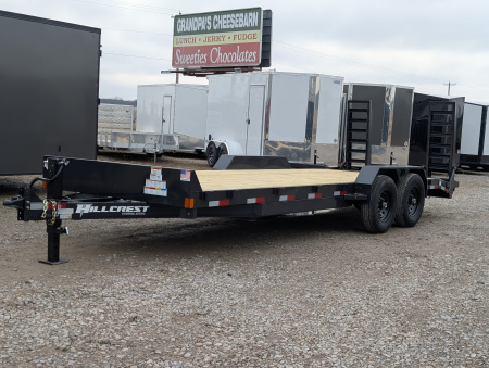 New 2026 Hillcrest Trailers 22' Equipment Trailer - 14K