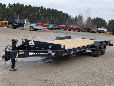 New 2026 Hillcrest 22' Equipment Trailer 17.6K