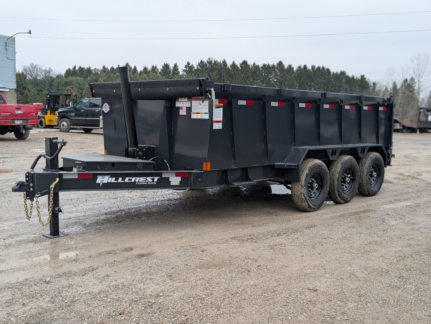 New 2026 Hillcrest 16' Dump Trailer 21K