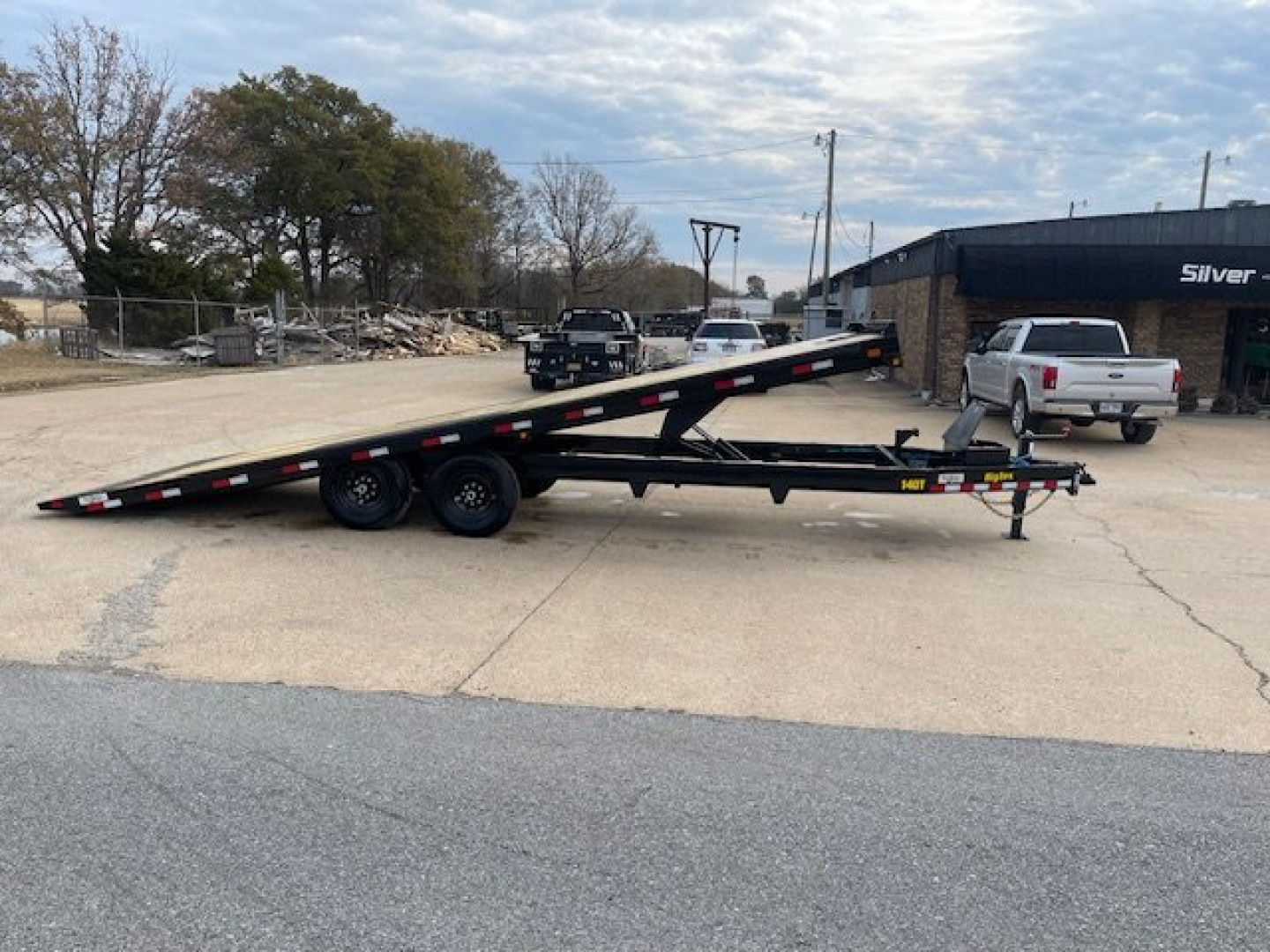 New 2026 Big Tex Trailers 14OT-24 102x24 (14K) Hydraulic Tilt Equipment Trailer