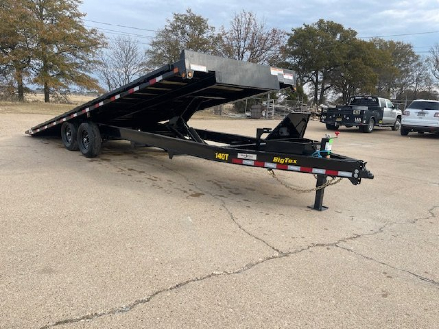 New 2026 Big Tex Trailers 14OT-24 102x24 (14K) Hydraulic Tilt Equipment Trailer