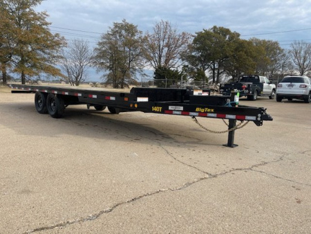 New 2026 Big Tex Trailers 14OT-24 102x24 (14K) Hydraulic Tilt Equipment Trailer