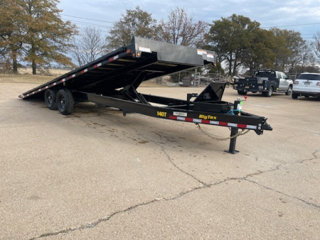 New 2026 Big Tex Trailers 14OT-24 102x24 (14K) Hydraulic Tilt Equipment Trailer