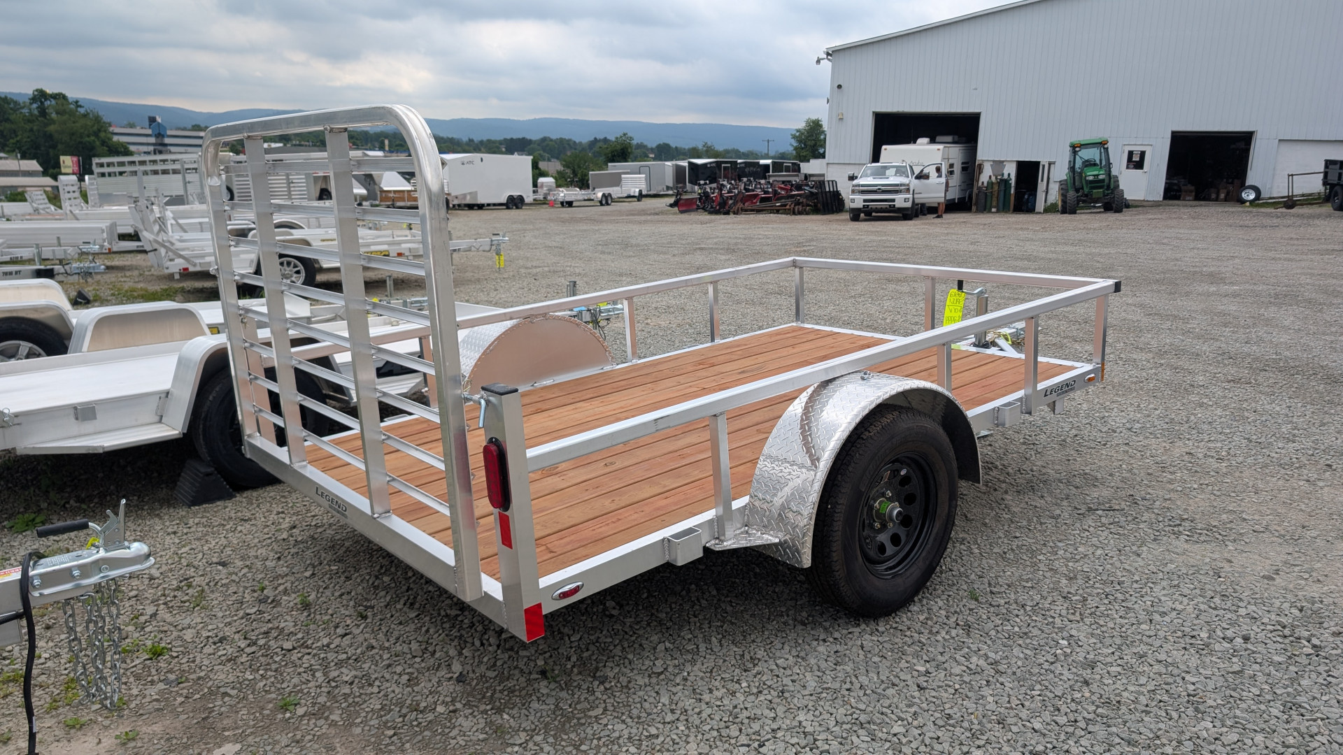 New 2026 LEGEND 6x10 Open Deluxe Utility Trailer