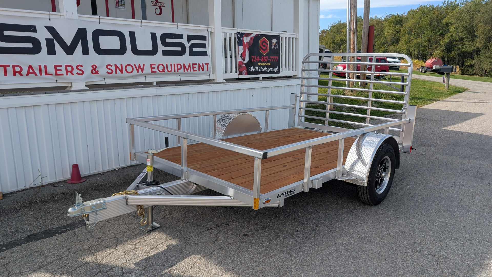 New 2026 LEGEND 6x10 Open Deluxe Utility Trailer