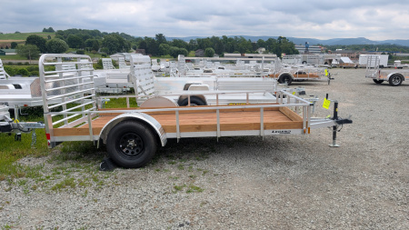New 2026 Legend 6x12 Open Aluminum Low Wood Side Trailer