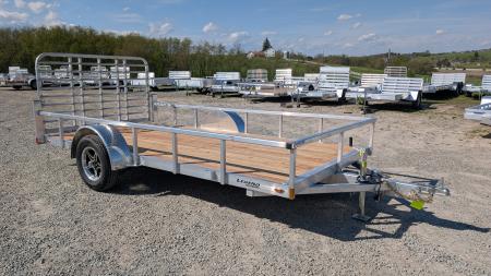New 2026 Legend 7x14 Open Deluxe Aluminum Utility Trailer w/ BRAKES