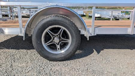 New 2026 Legend 7x14 Open Deluxe Aluminum Utility Trailer w/ BRAKES