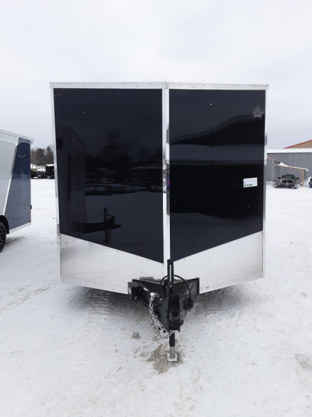 New 2026 US Cargo 8.5X18 7K BLACK RAMP DOOR Cargo / Enclosed Trailer