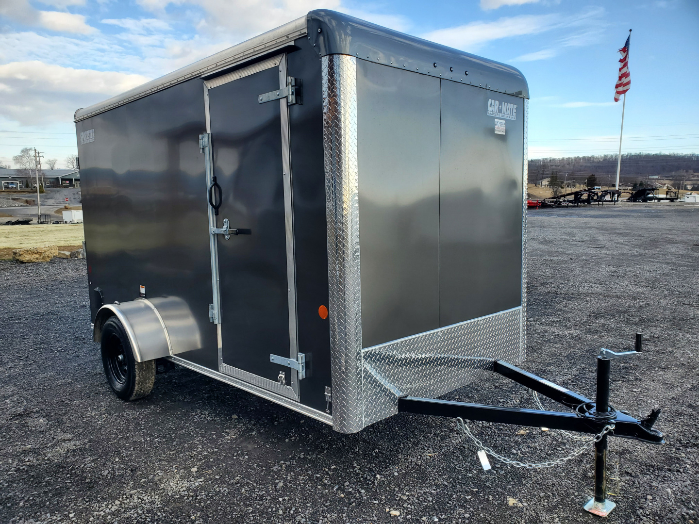 New 2026 Car Mate CM612EC Cargo / 6'X12' / 78" Interior Height / 2990 GVWR