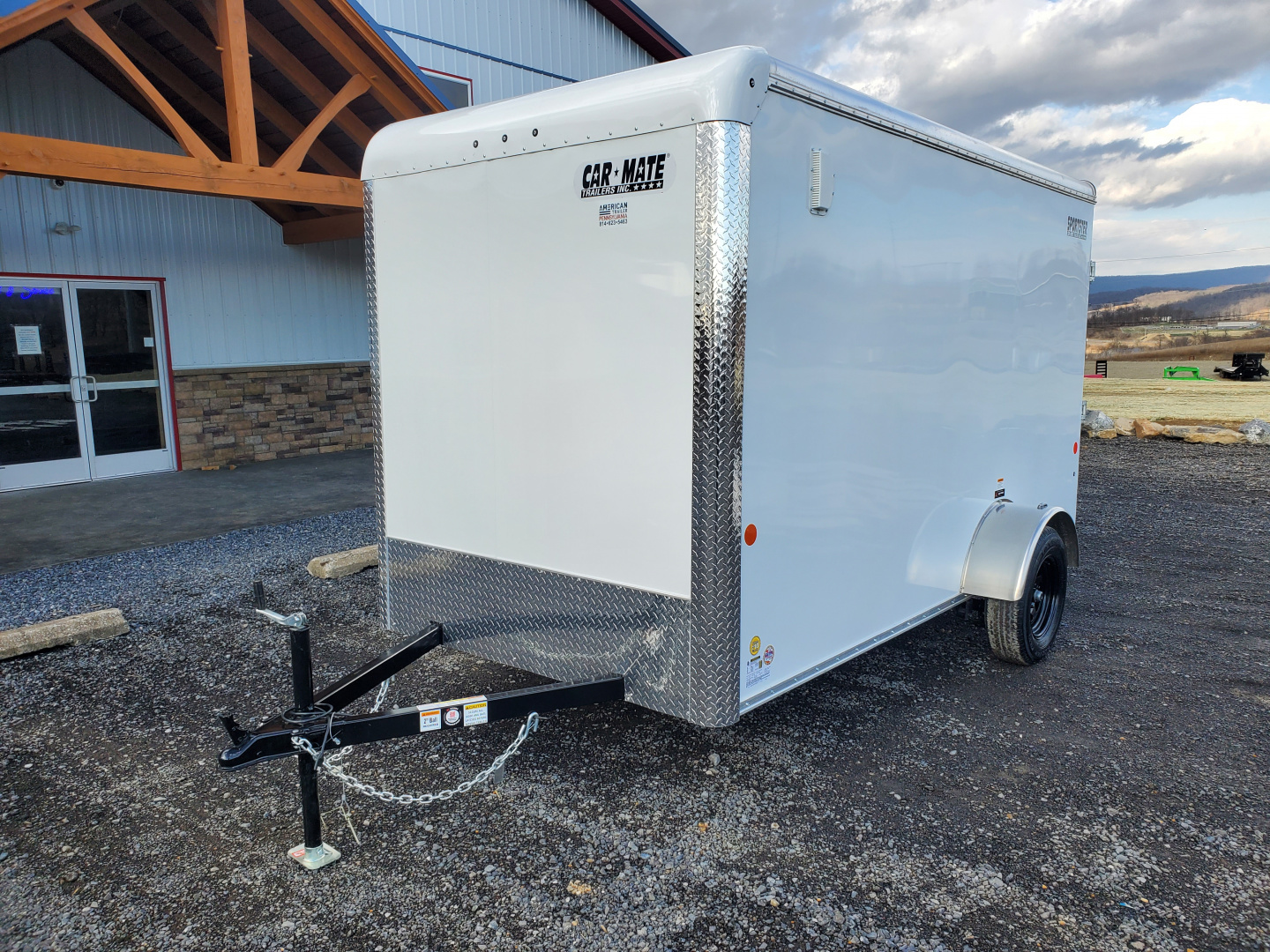 New 2026 Car Mate CM612EC Cargo / 6'X12' / 78" Interior Height / 2990 GVWR