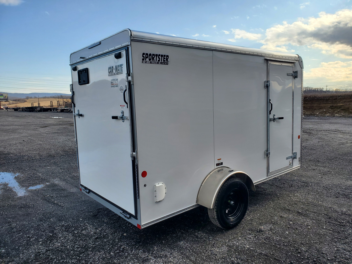 New 2026 Car Mate CM612EC Cargo / 6'X12' / 78" Interior Height / 2990 GVWR