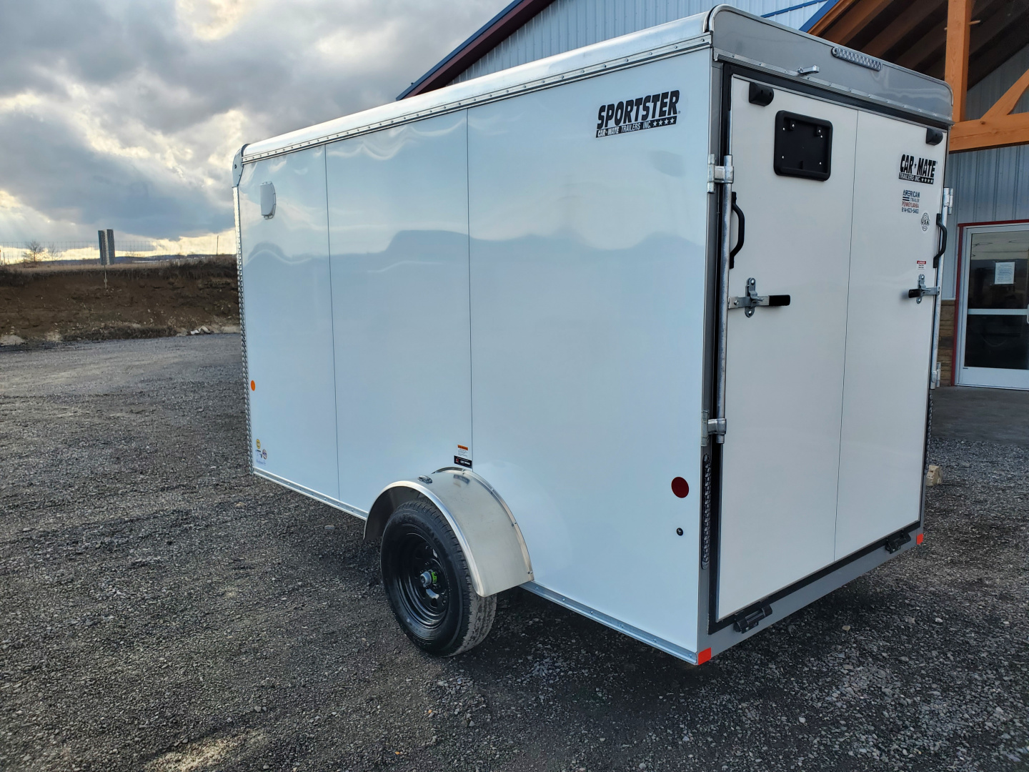 New 2026 Car Mate CM612EC Cargo / 6'X12' / 78" Interior Height / 2990 GVWR