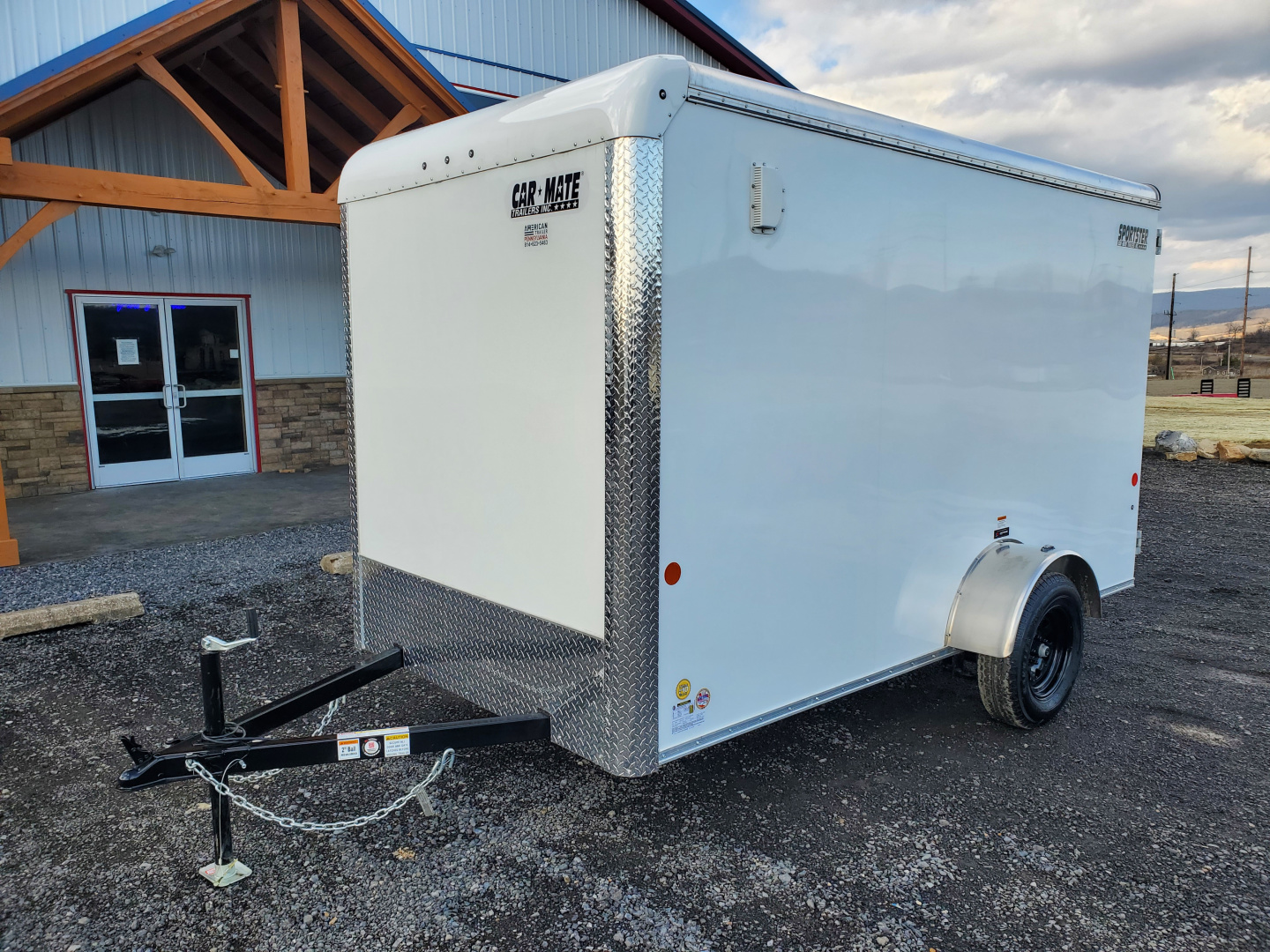 New 2026 Car Mate CM612EC Cargo / 6'X12' / 78" Interior Height / 2990 GVWR