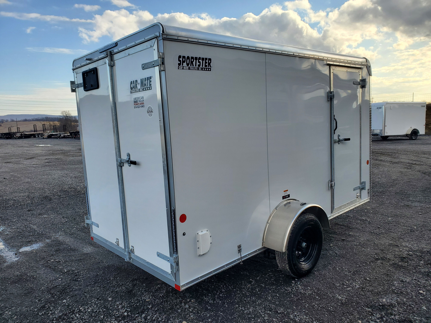 New 2026 Car Mate CM612EC Cargo / 6'X12' / 78" Interior Height / 2990 GVWR