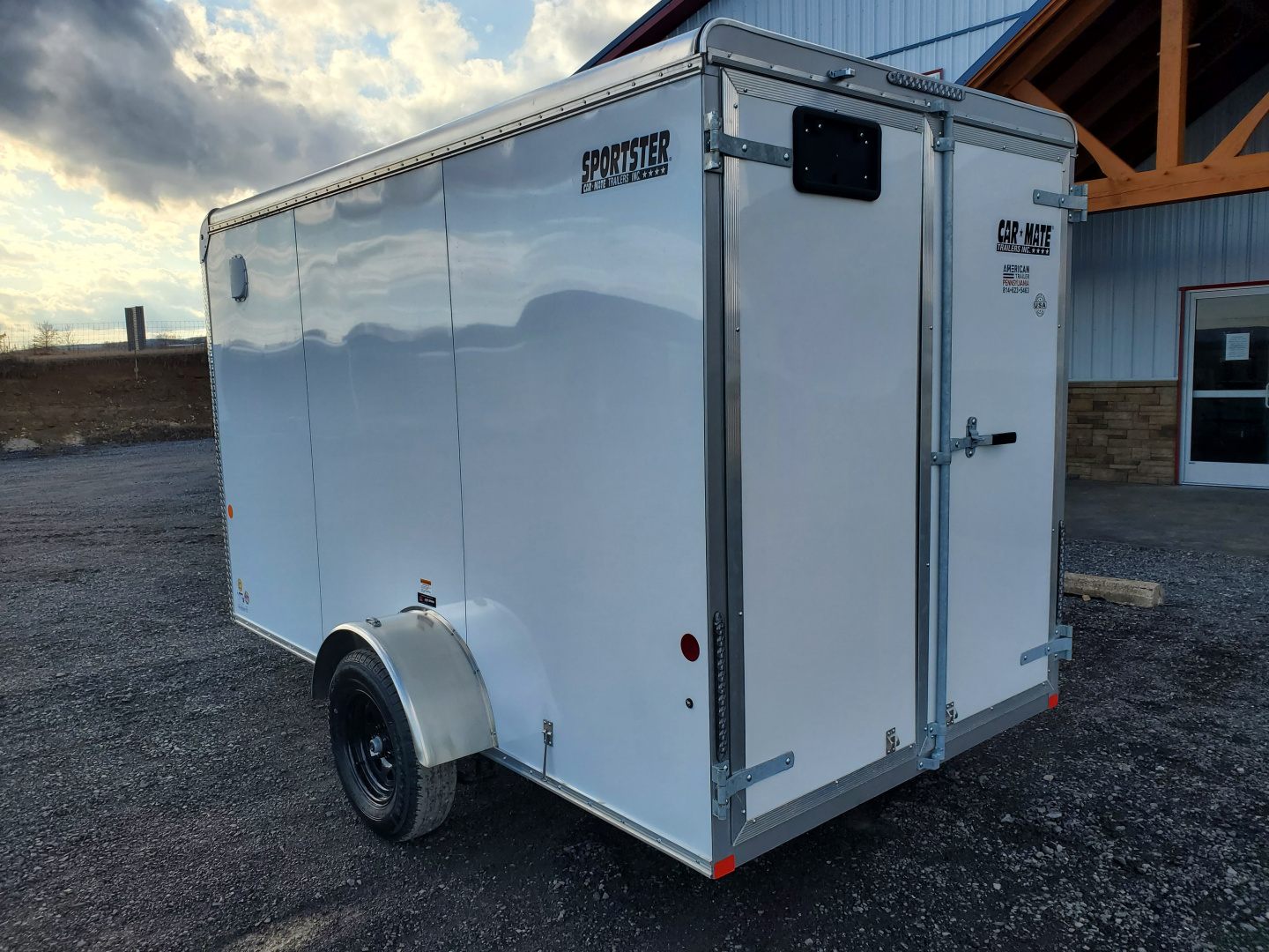 New 2026 Car Mate CM612EC Cargo / 6'X12' / 78" Interior Height / 2990 GVWR