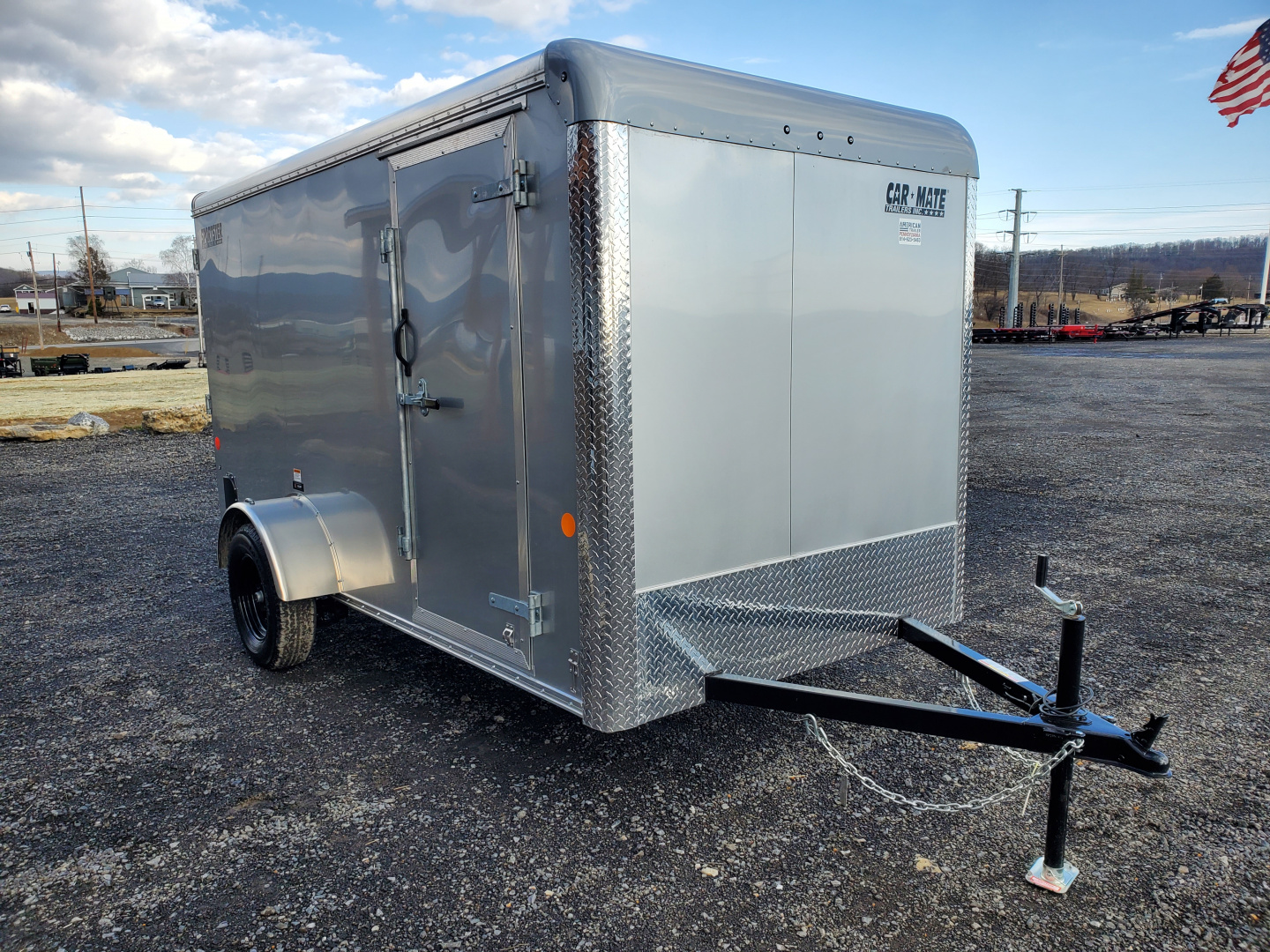 New 2026 Car Mate CM612EC Cargo / 6'X12' / 72" Interior Height / 2990 GVWR