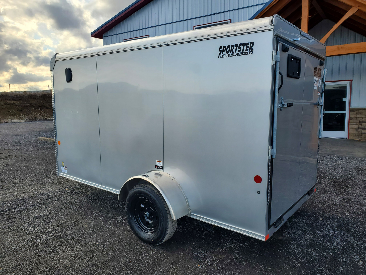 New 2026 Car Mate CM612EC Cargo / 6'X12' / 72" Interior Height / 2990 GVWR