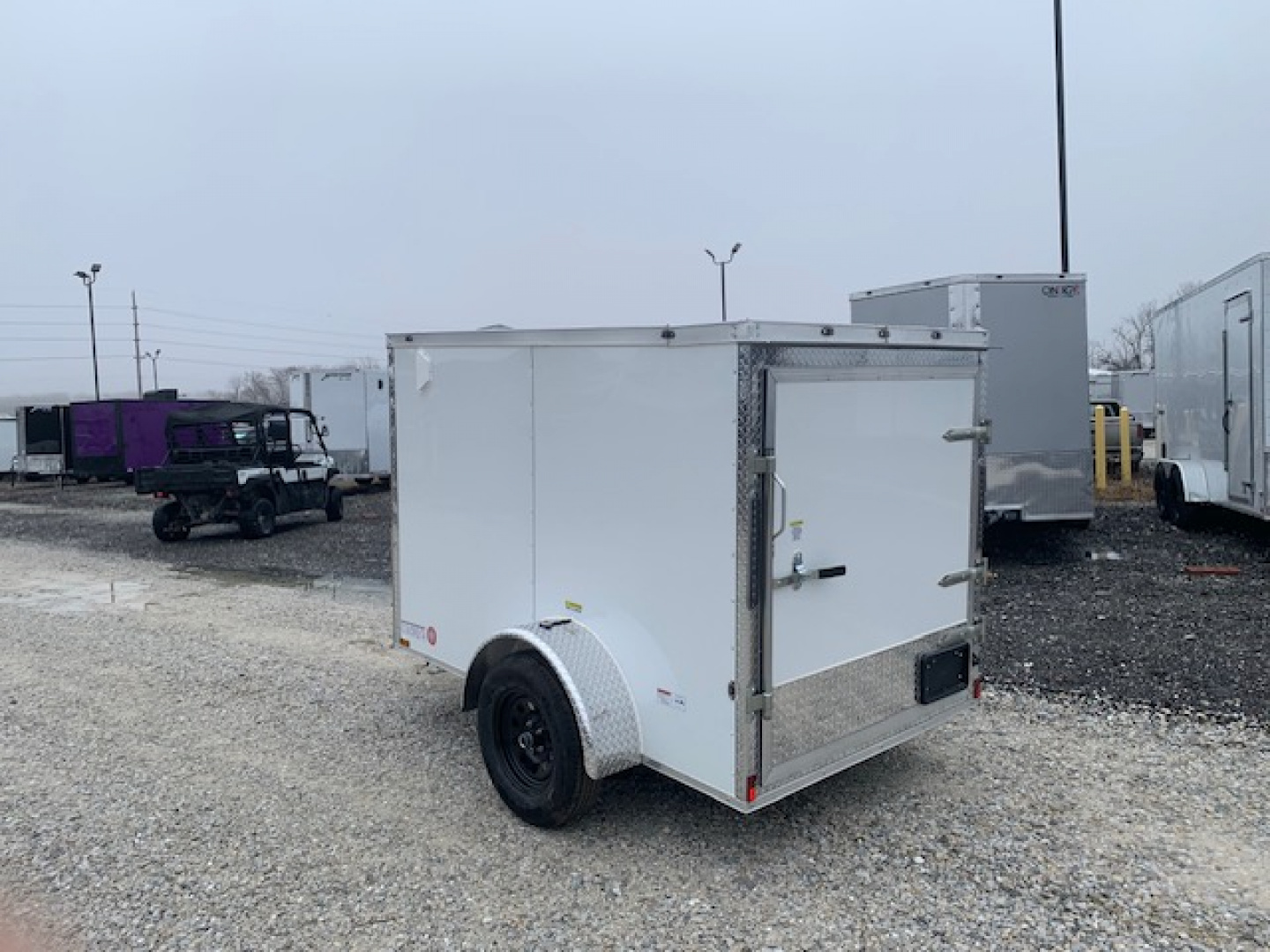 New 2026 Cynergy 2 5x8 SA, 5' interior height, 35k axle, .080 polycore Cargo / Enclosed Trailer