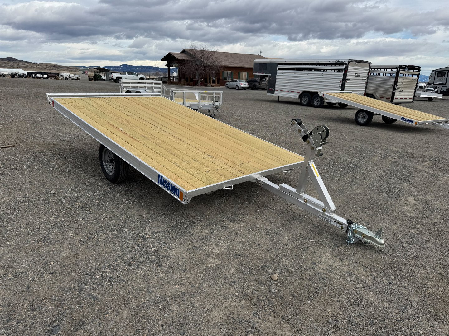 New 2026 Mission 12' RAFT Utility Trailer
