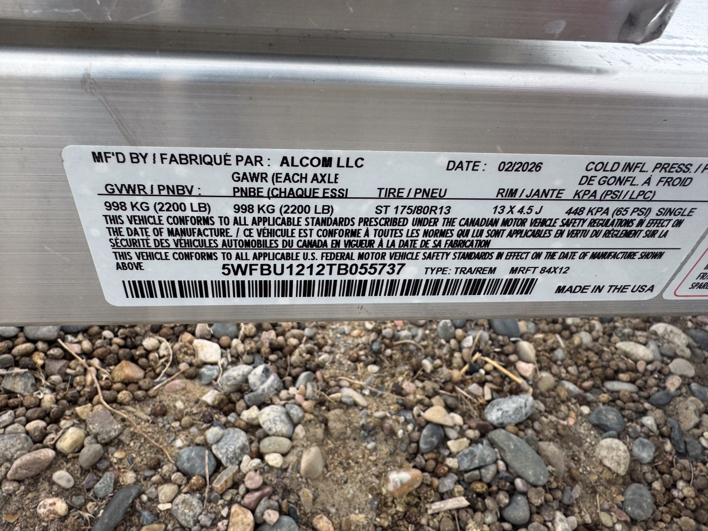 New 2026 Mission 12' RAFT Utility Trailer