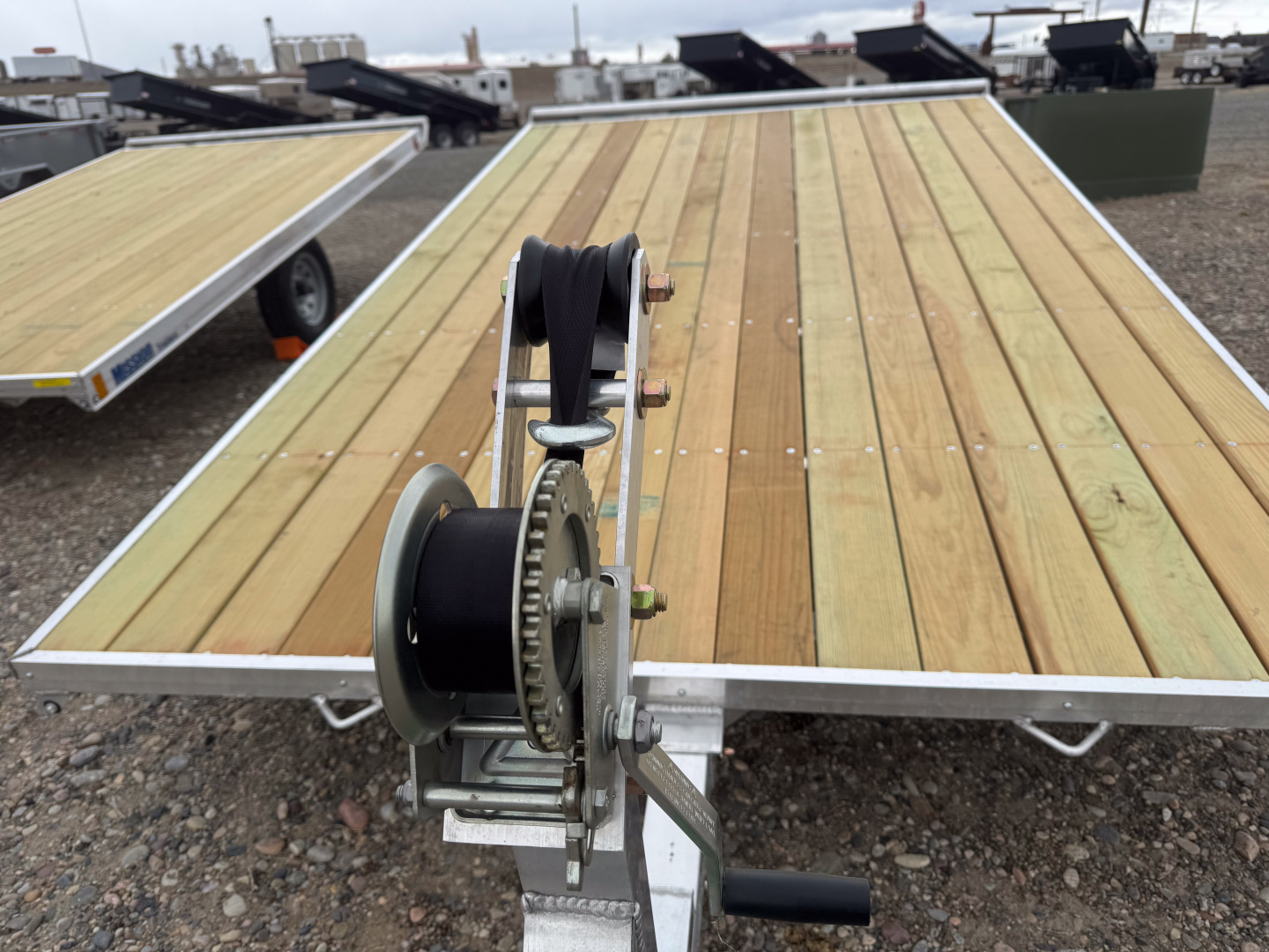 New 2026 Mission 12' RAFT Utility Trailer