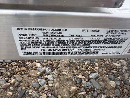 New 2026 Mission 12' RAFT Utility Trailer