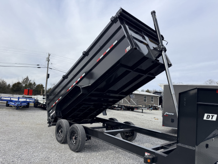 New 2026 PJ Trailers 7X16 GOOSENECK (4FT WALL) DUMP TRAILER 18000 GVWR Dump Trailer