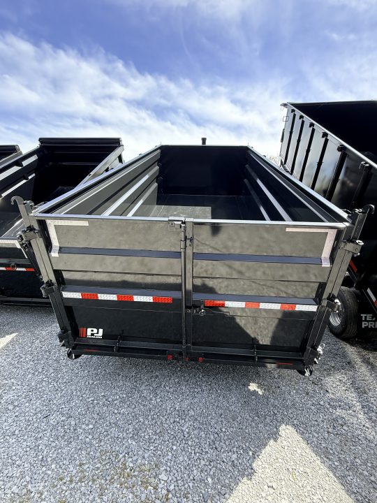 New 2026 PJ Trailers 7X16 GOOSENECK (4FT WALL) DUMP TRAILER 15680 GVWR Dump Trailer